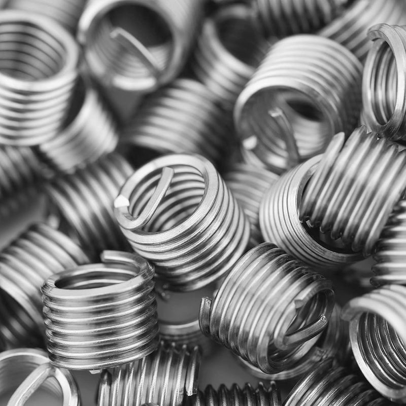 KooingTech 100PCS Thread Repair Insert Kit M6 x 1MM x 1.5D Wire Thread Insert, Stainless Steel Coiled Wire Helical Screw Thread Inserts - Image 3